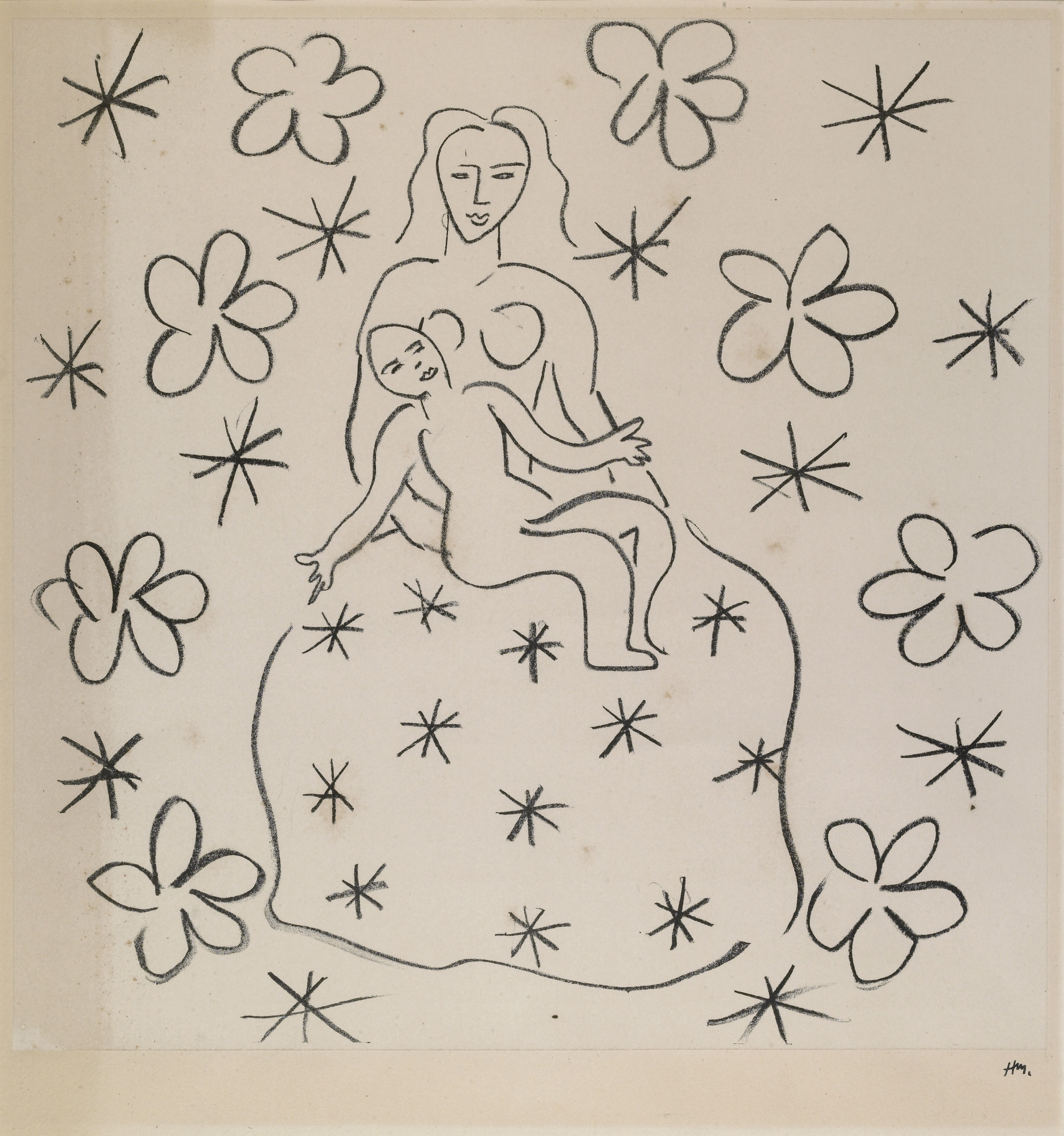 Henri Matisse - 'Study for the Virgin and the Child' (1950-1951)