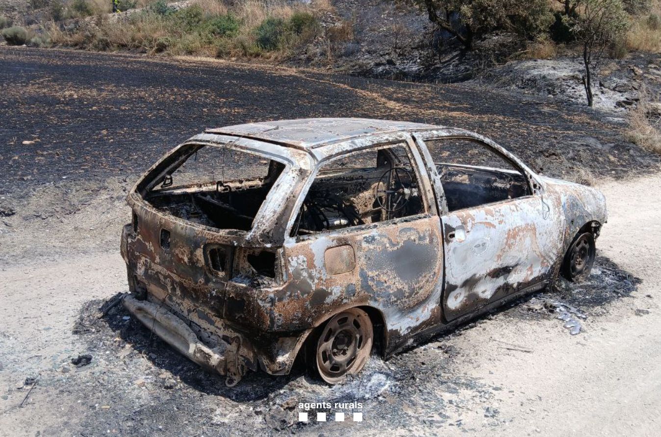The vehicle that caused the fire