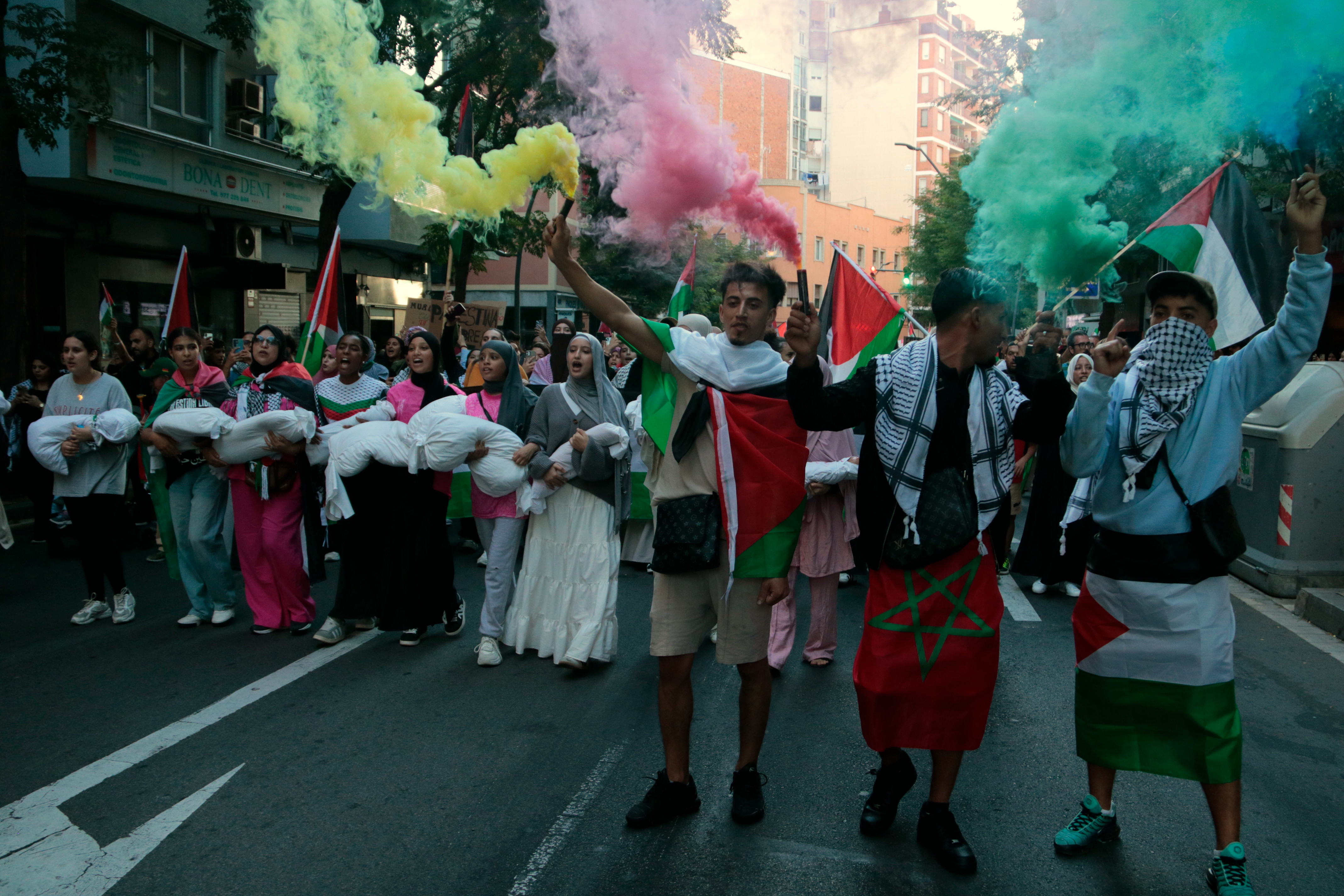 2,200 marched for Gaza in Tarragona