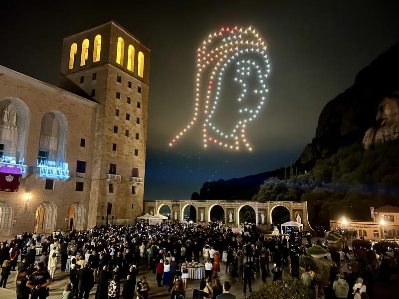 Drone show in Monasteri de Montserrat