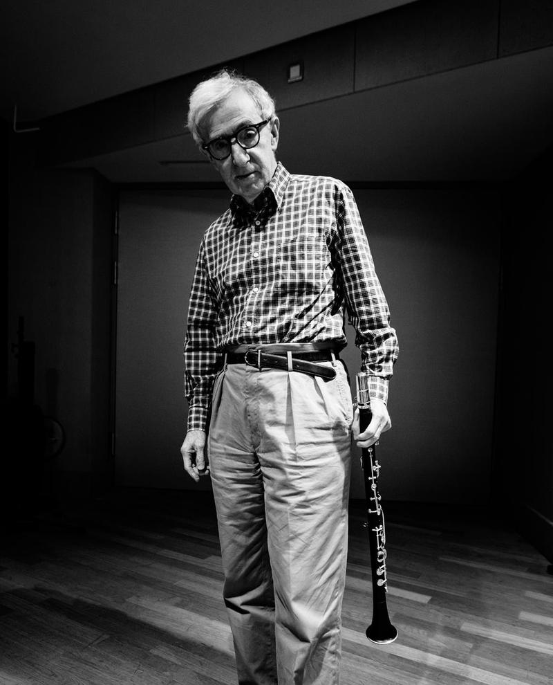 Woody Allen in a promotional image of the Barcelona Jazz Festival