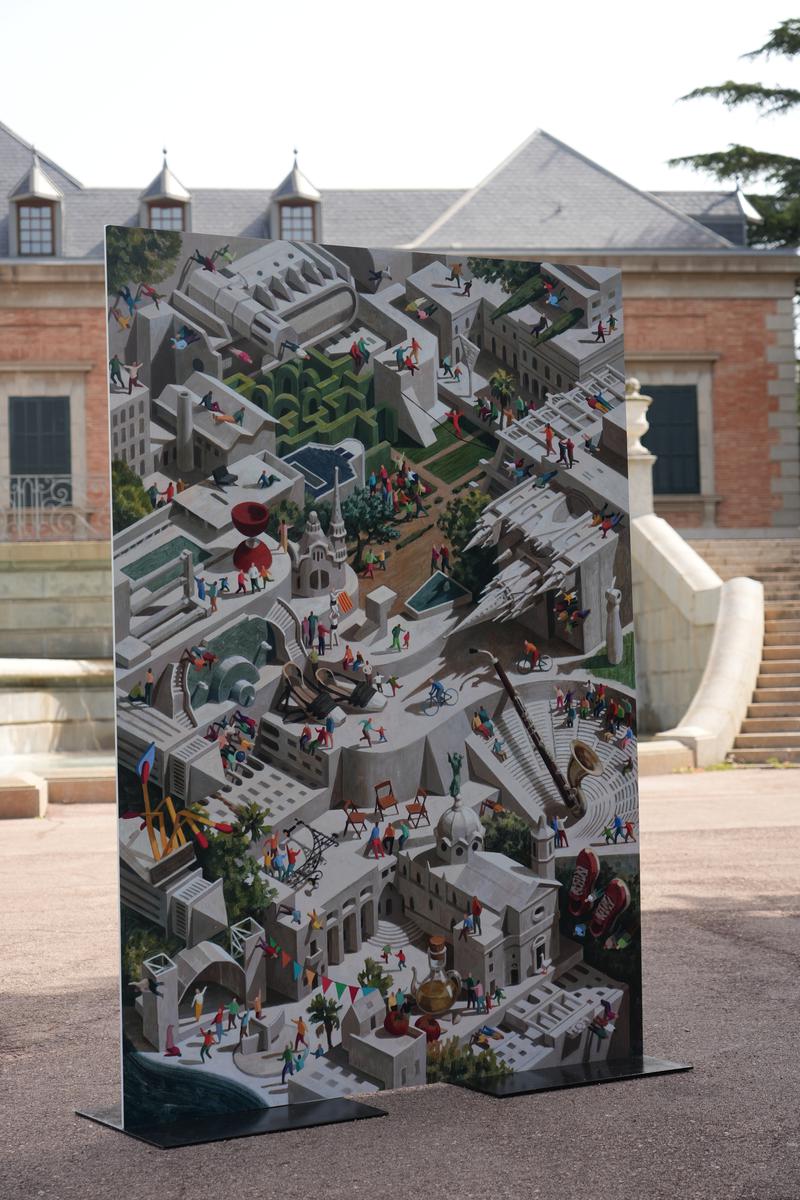 The poster for La Mercè 2026 created by visual artist Cinta Vidal