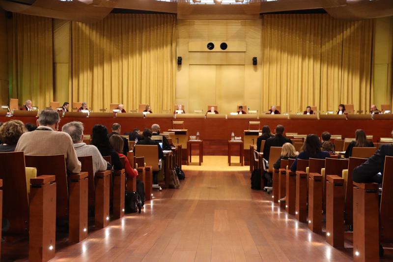 The Court of Justice of the European Union reads their answers to Spanish Supreme Court judge Pablo Llarena's preliminary rulings regarding former Catalan minister Lluís Puig on January 31, 2023