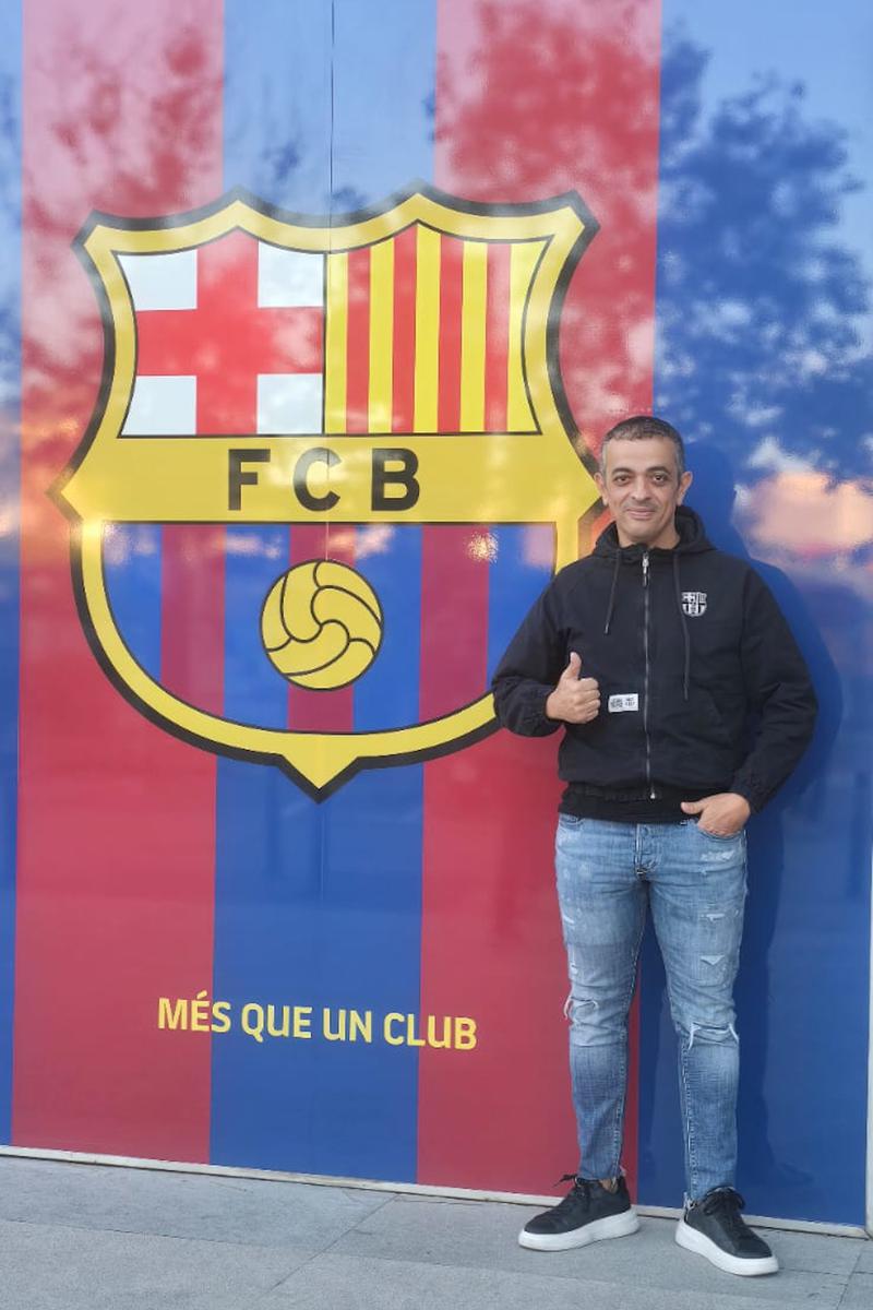 Tito Álvarez, spokesperson for Élite Taxi, ahead of meeting with FC Barcelona on Tuesday