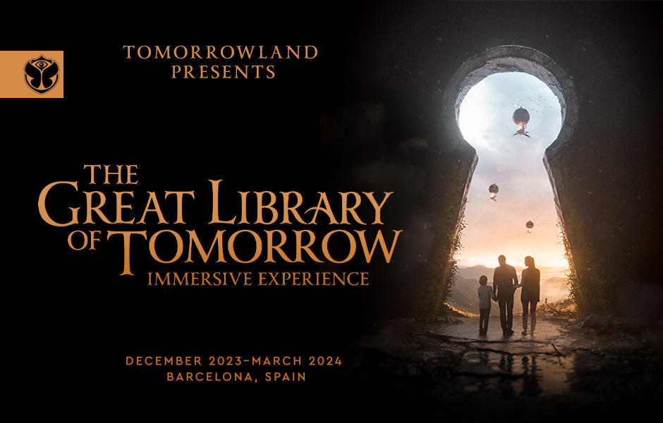 Tomorrowland presents 'The Great Library of Tomorrow,' its first immersive experience in Barcelona from December to March