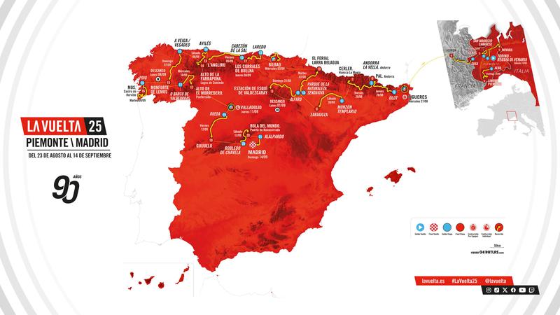 La Vuelta 2025 route