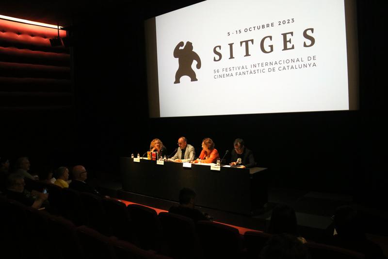 Sitges Film Festival press conference at the Filmoteca de Catalunya
 
