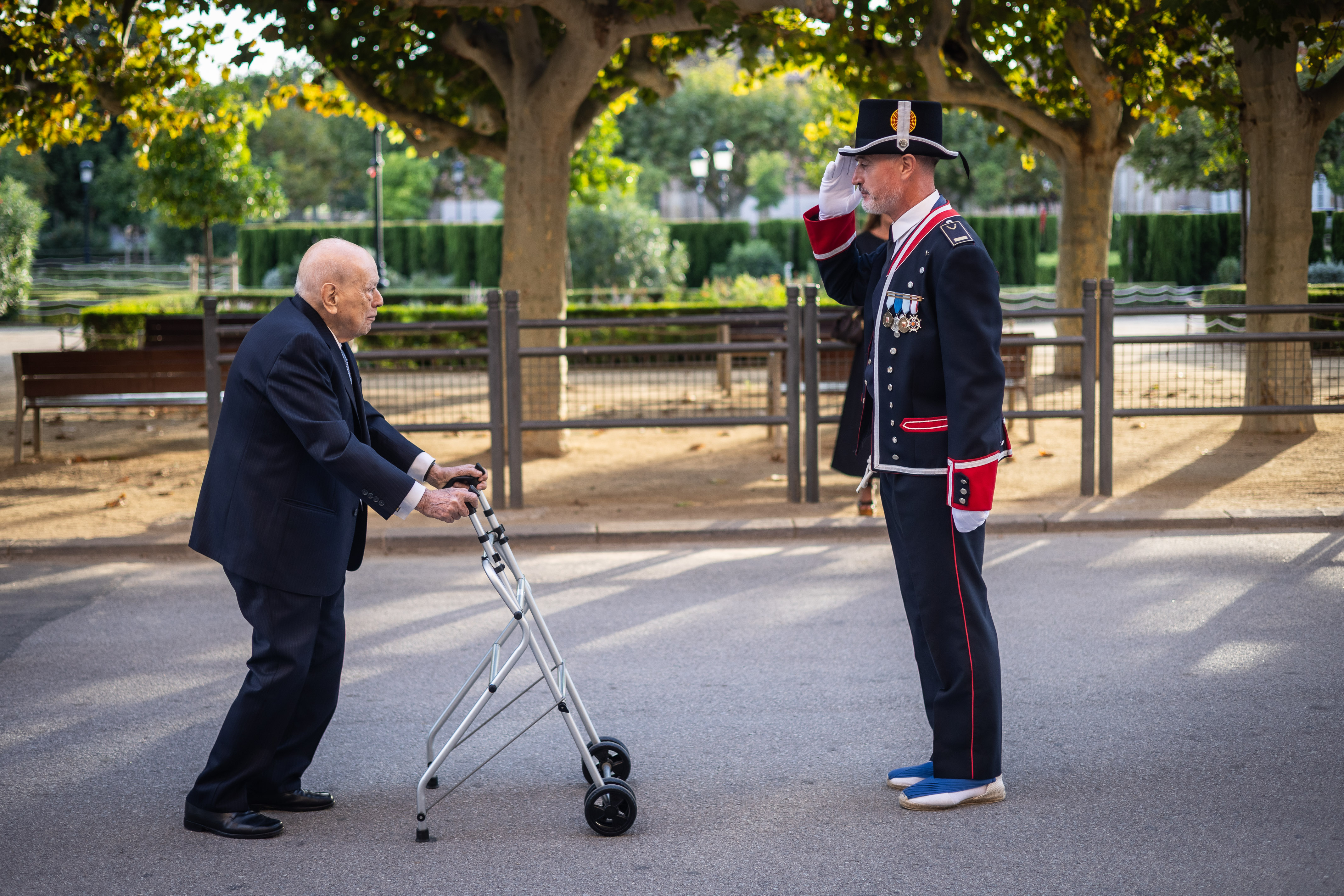 Former Catalan president Jordi Pujol during an event at the Catalan parliament in September 2025
