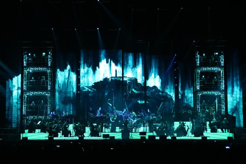 A moment from the concert ‘The World of Hans Zimmer. A new dimention’ at the Palau Sant Jordi in April 2024