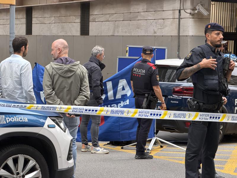 A person shot dead on Balmes Street in Barcelona