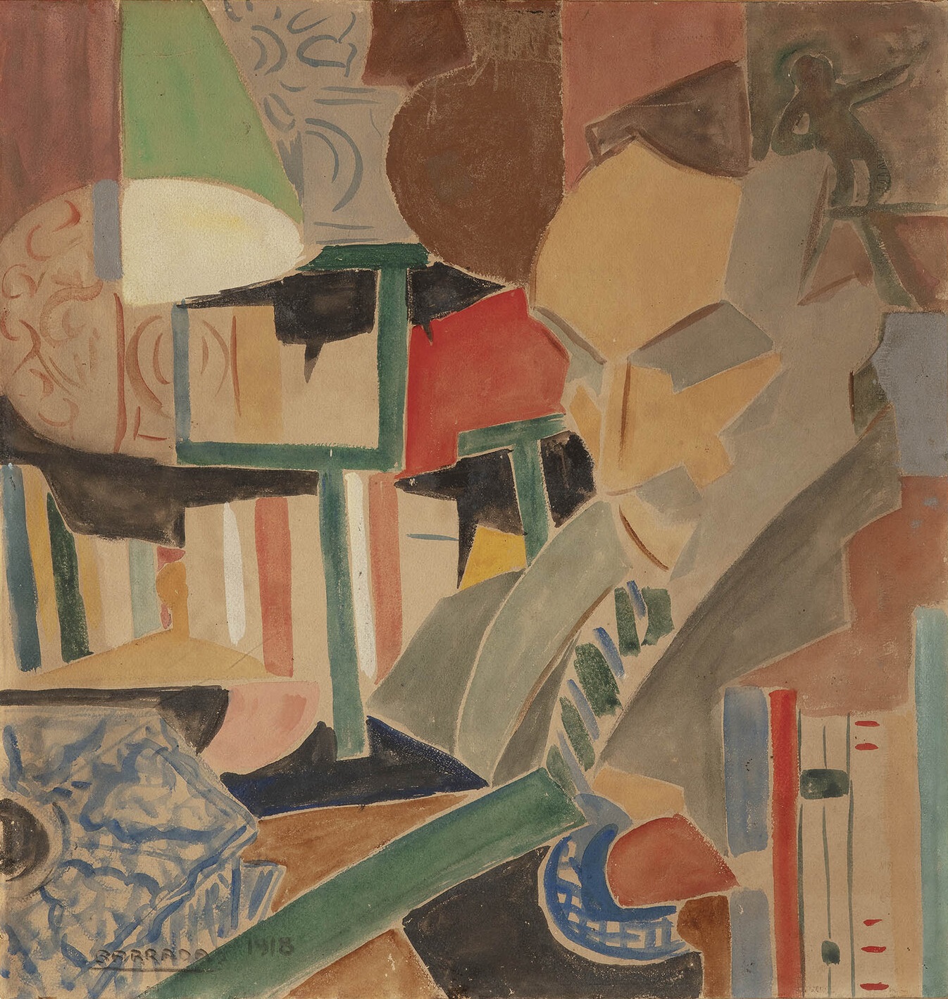 Rafael Barradas, Portrait of Joan Salvat-Papasseit