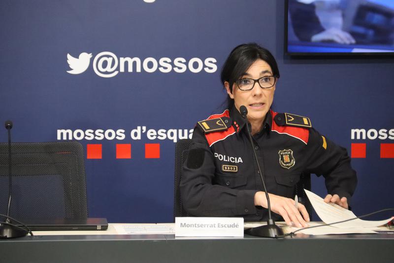Catalan police Mossos d'Esquadra spokesperson Montserrat Escudé