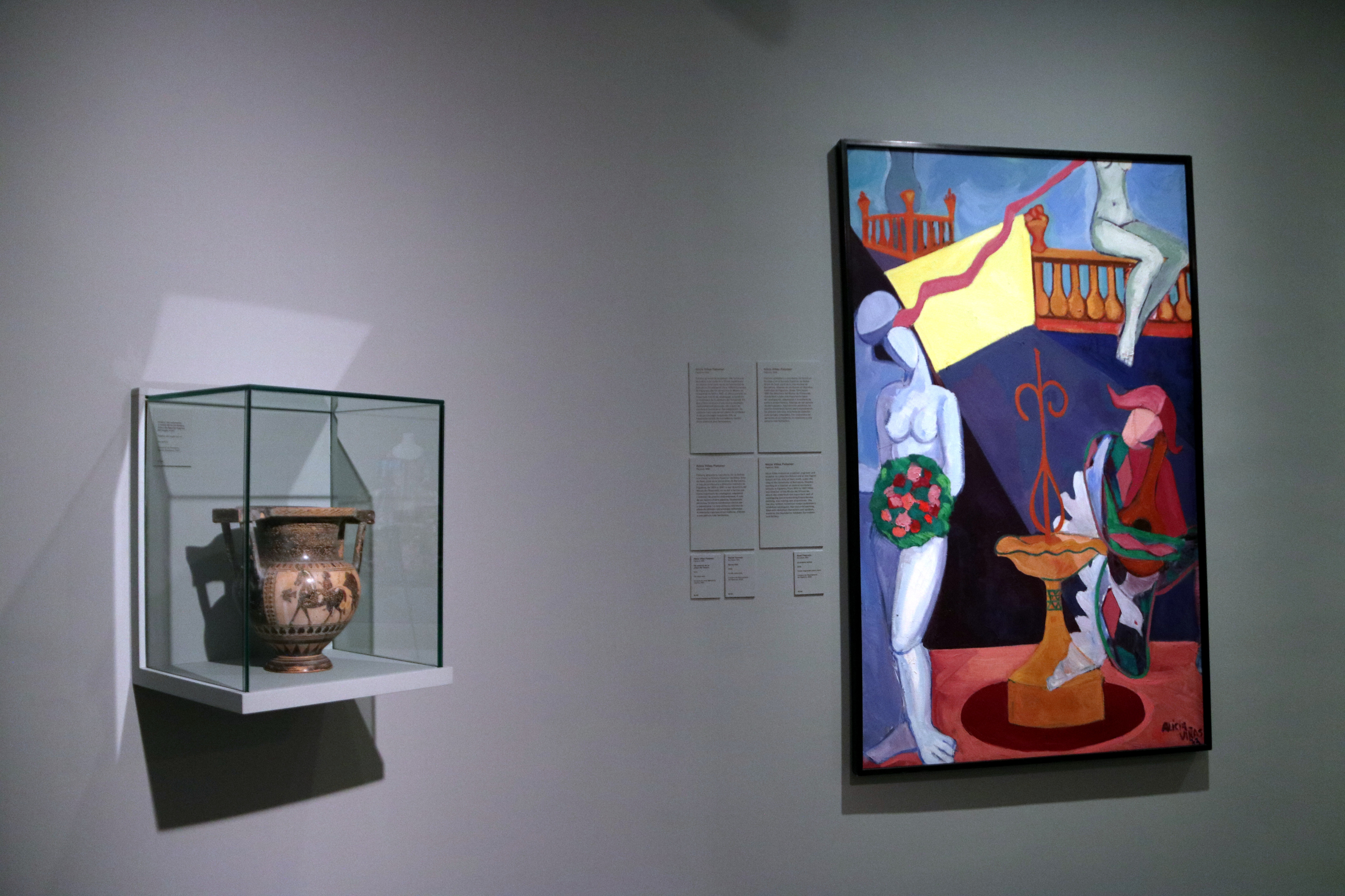 The newly refurbished Museu de l'Empordà museum exhibits contemporary artworks next to centuries-old pieces