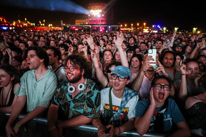 Music fans at Primavera Sound 2024