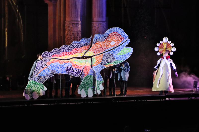 Image from the inaugural Gaudí Year performance at the Sanctuary of Mercy in Reus