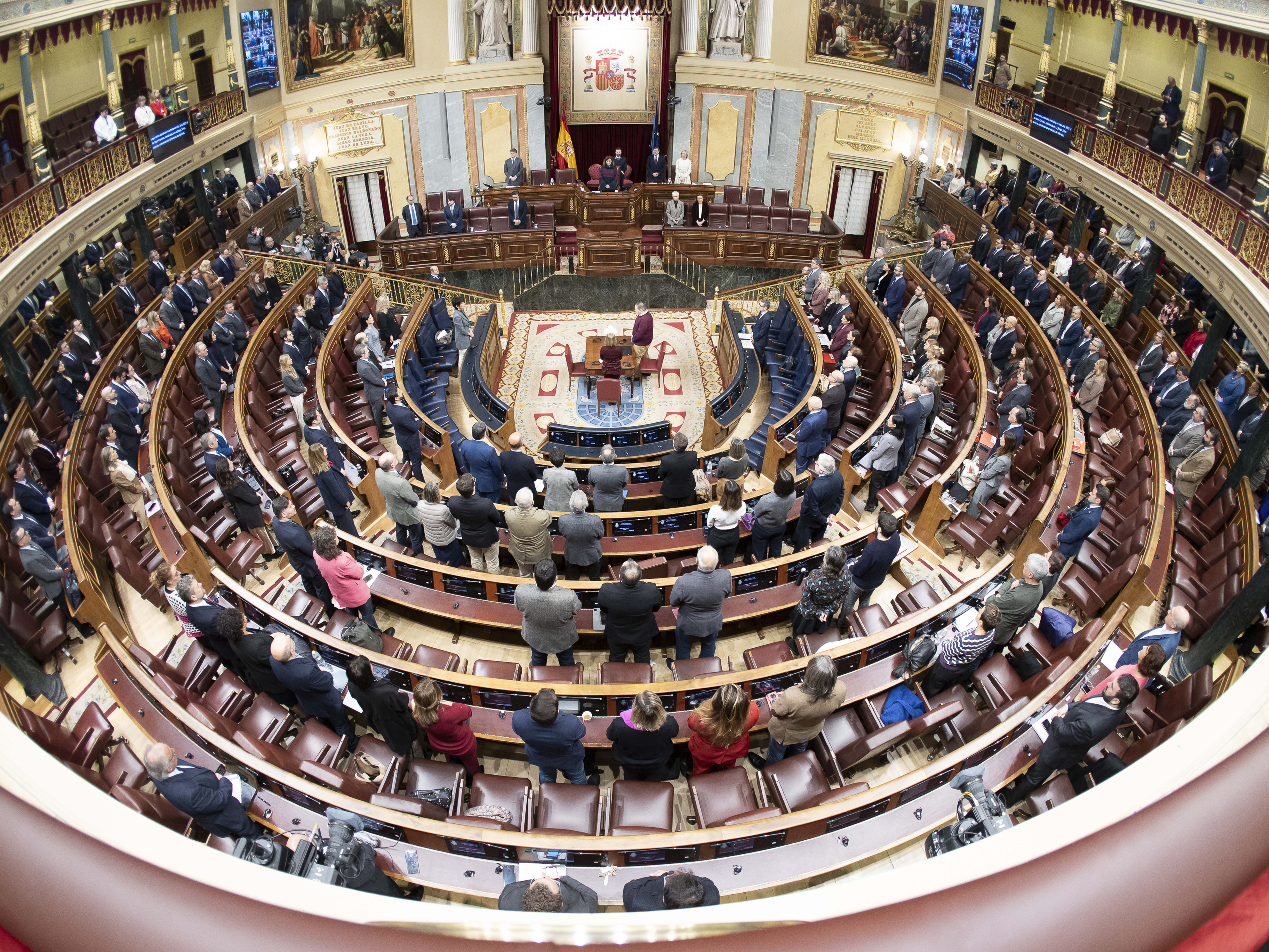 El ple del Congrés, aquest dimecres durant el debat del decret òmnibus