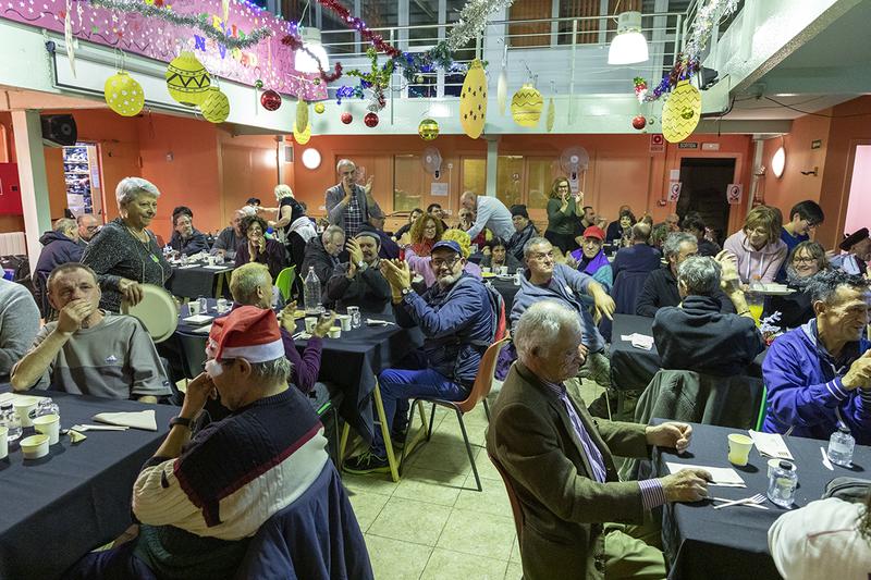 Arrels organization Christmas dinner in 2019