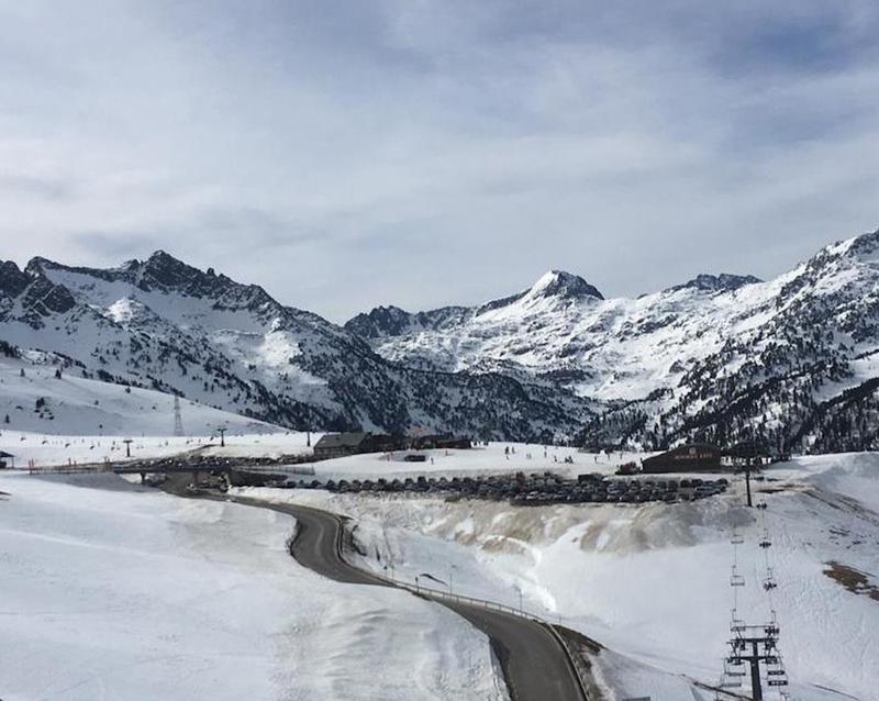 Snowfall in the Catalan Pyrenees