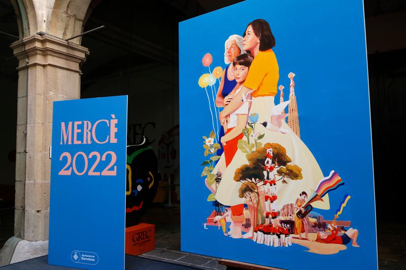 The poster image for the 2022 La Mercè festival