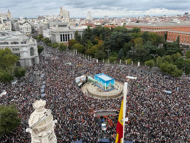 La marxa per l’habitatge de Madrid aplega 500.000 persones segons l’organització i 70.000 segons la delegació del govern