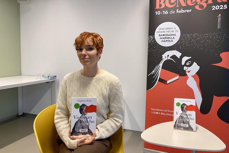 Virginia Feito during her visit to Barcelona on February 11 for BCN Negra