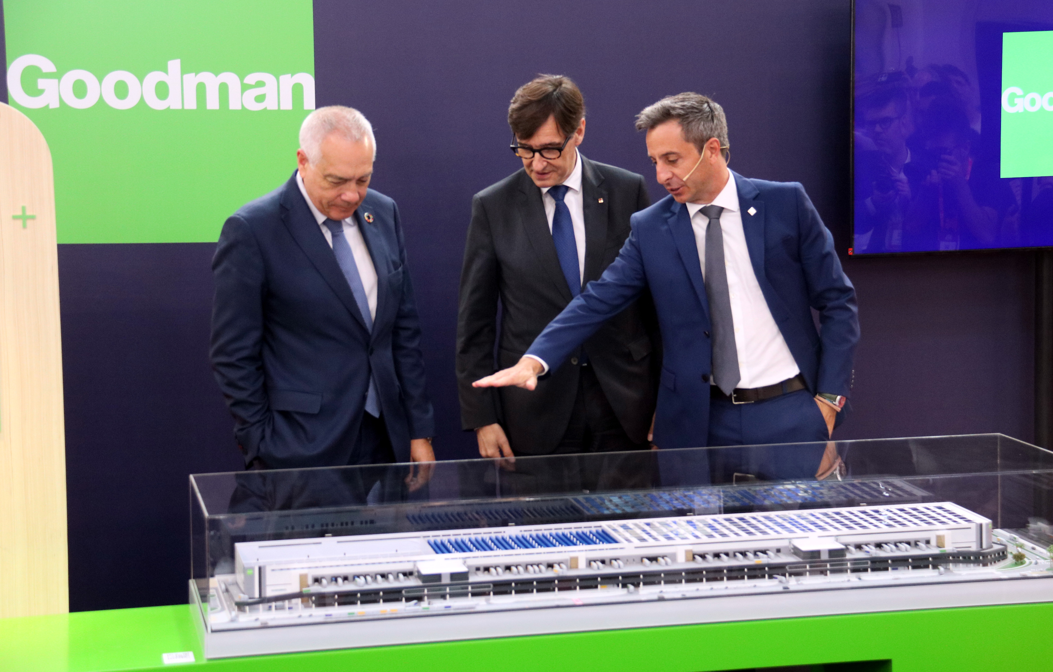 Representatives from Ebro and Goodman meet with Catalan president Salvador Illa