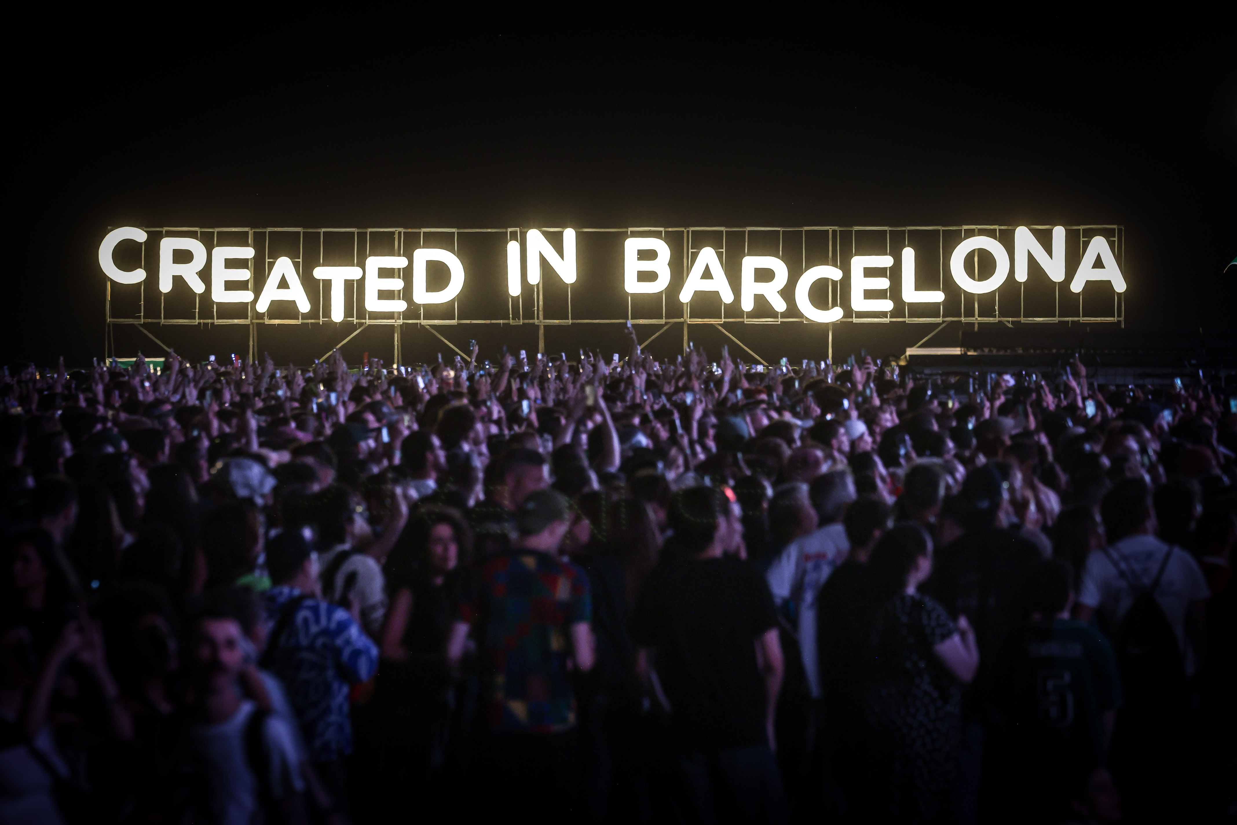 The Primavera Sound slogan: 'Created in Barcelona'