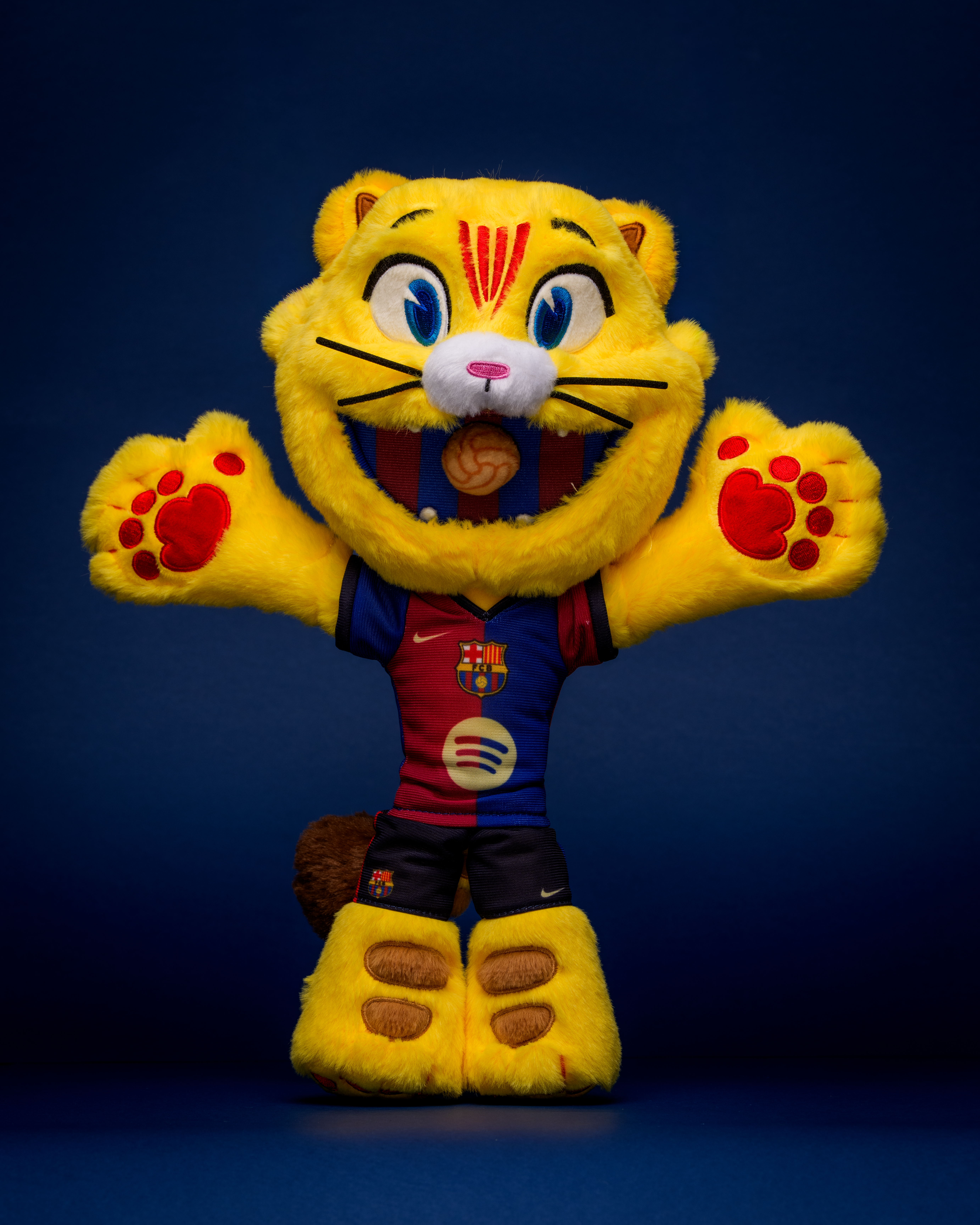 FC Barcelona's CAT mascot cuddly toy