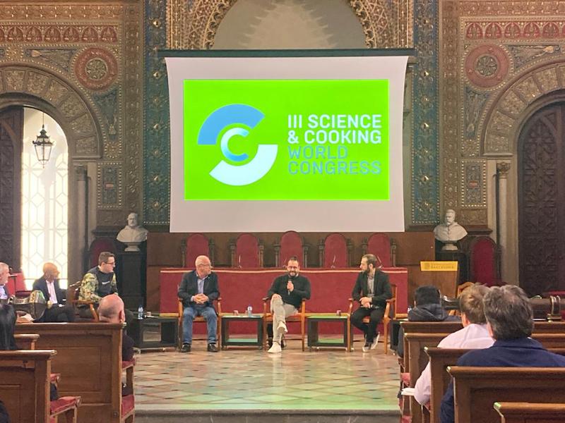 One of the conferences held as part of the Science and Cooking World Congress in Barcelona, November 7, 2022