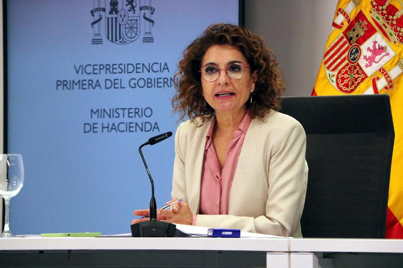 Spanish government vice president María Jesús Montero