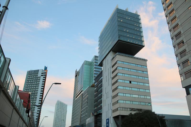 Office buildings in Barcelona's 22@ district, where many foreign companies are based