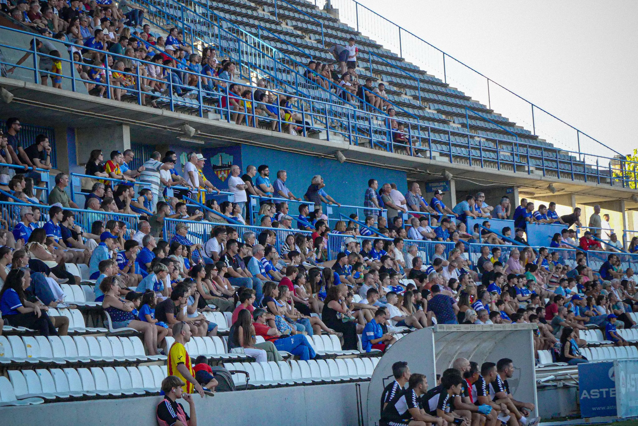 2,600 fans turned out for Lleida CF's first home pre-season game this summer