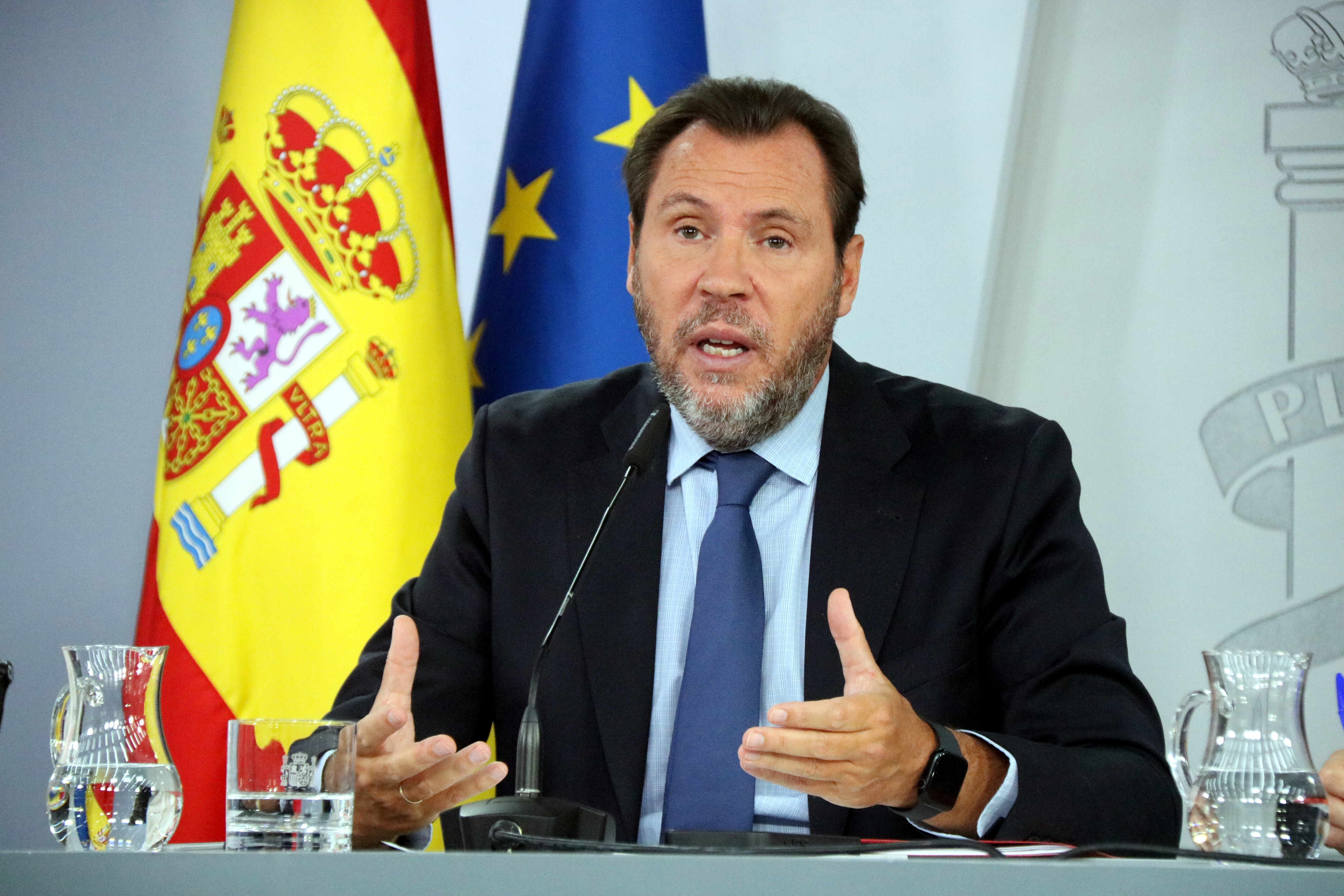 The Minister of Transport, Óscar Puente, explains the investments of DORA III