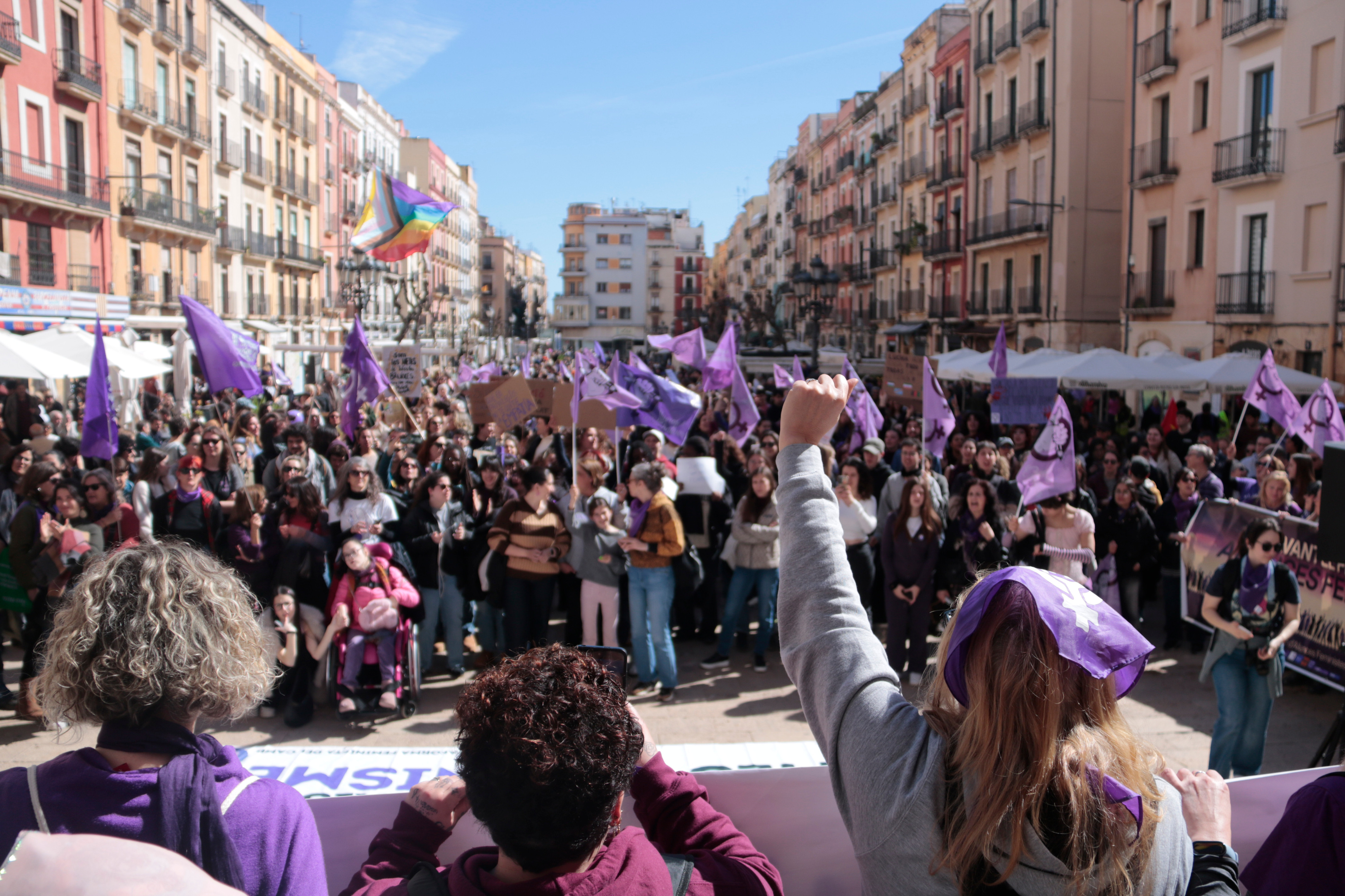 An International Women's Day march also took place in Tarragona