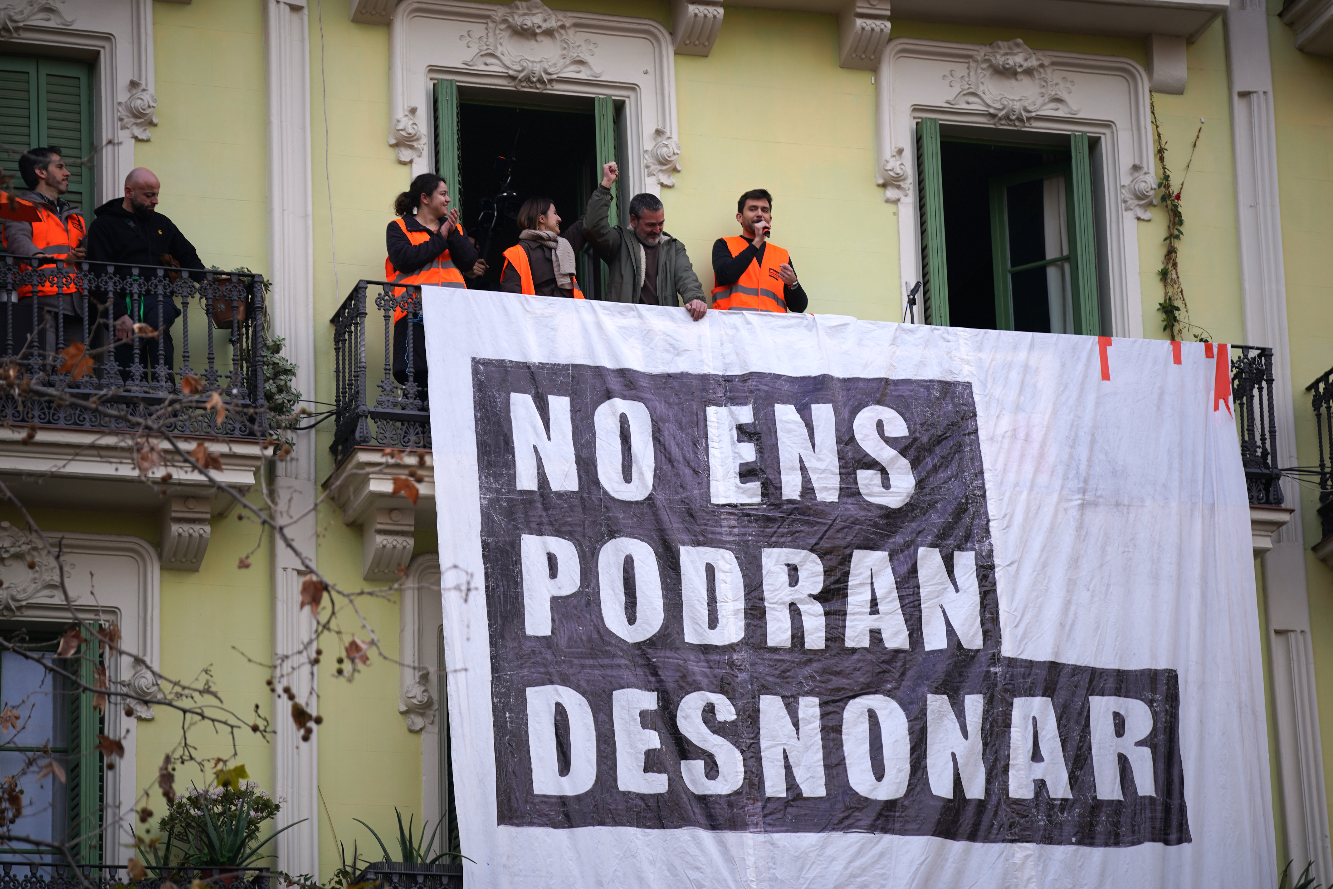 Josep, the Casa Orsola resident, who was facing eviction on January 31, 2025 celebrates he was not evicted after all