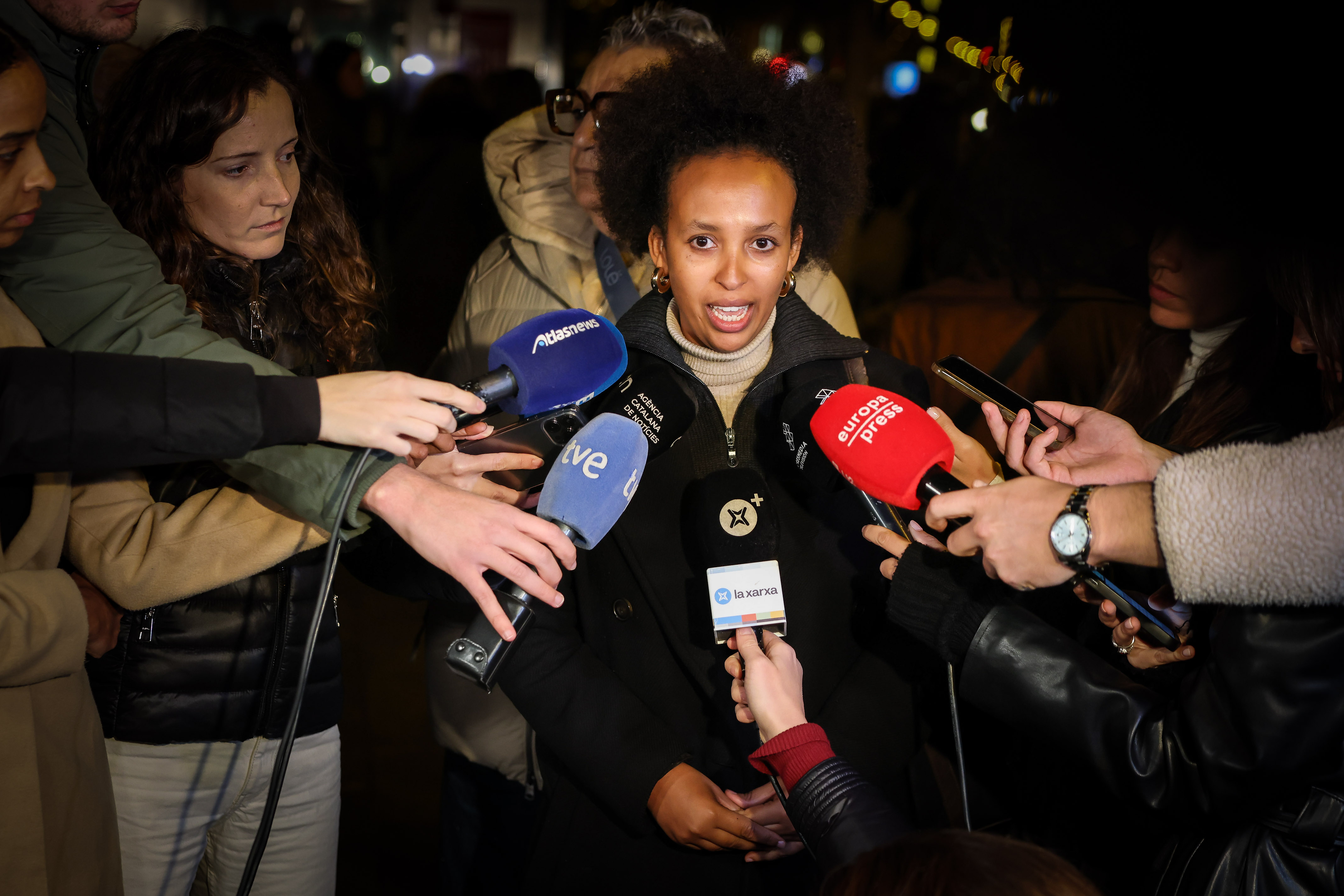 Rozina Bertran from the Feminist November collective