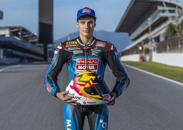 JuniorGP motorcycling athlete Pau Alsina