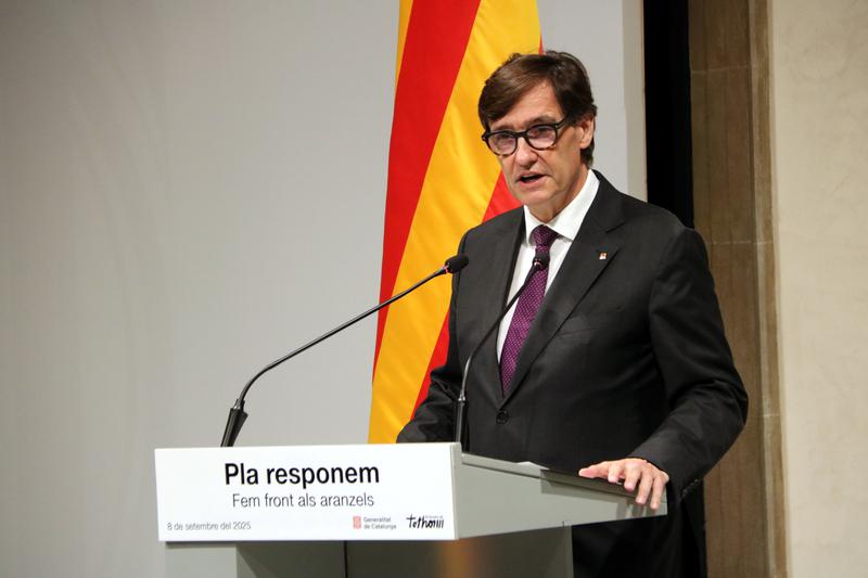 Catalan president Salvador Illa