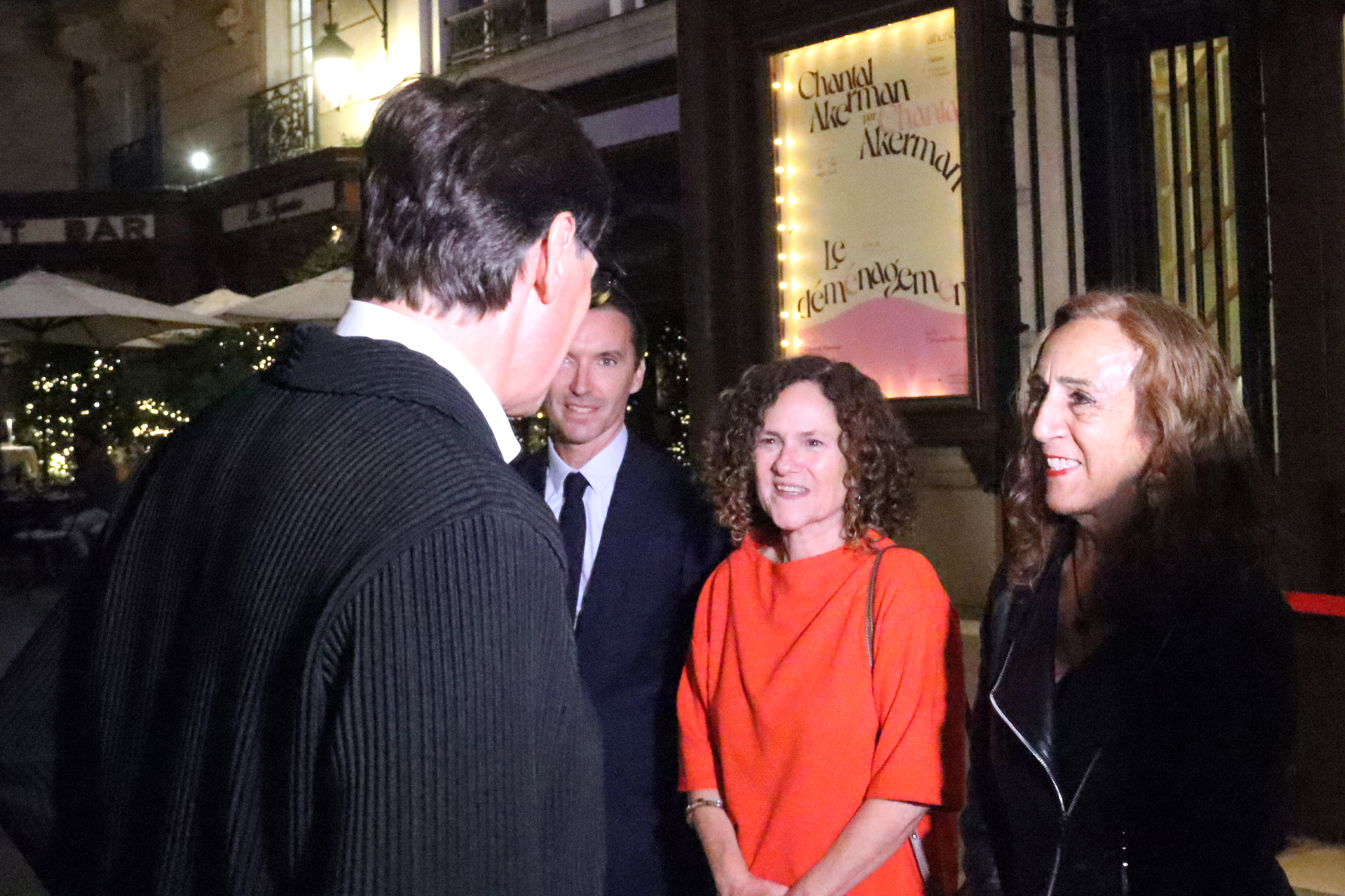 President Salvador Illa with culture minister Sònia Hernández and TNC artistic director Carme Portaceli in Paris