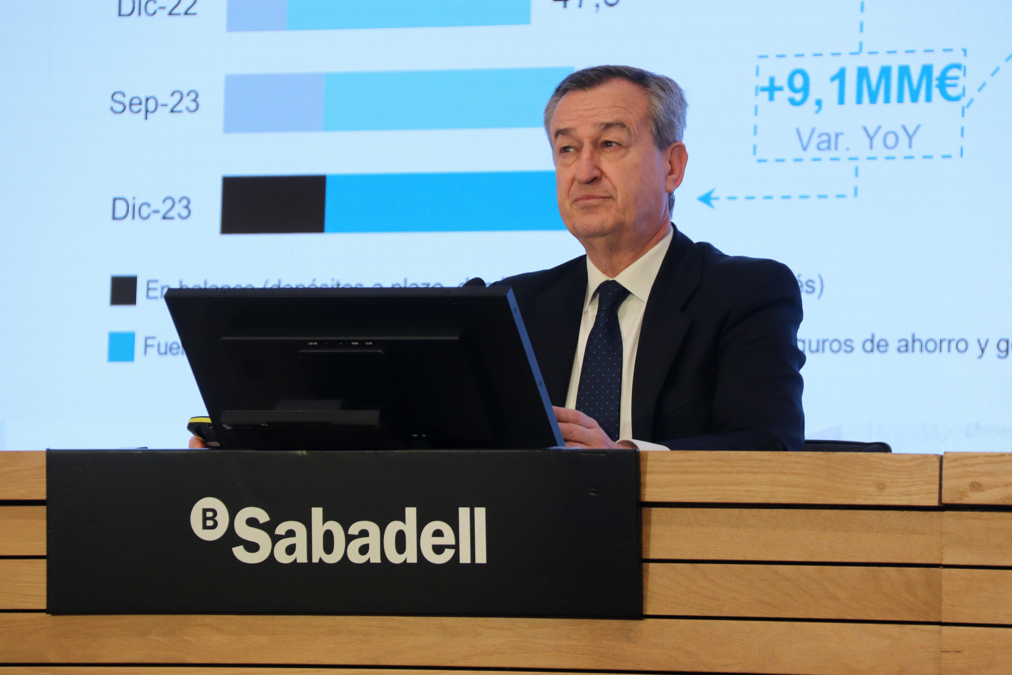 Banc Sabadell CEO César González-Bueno