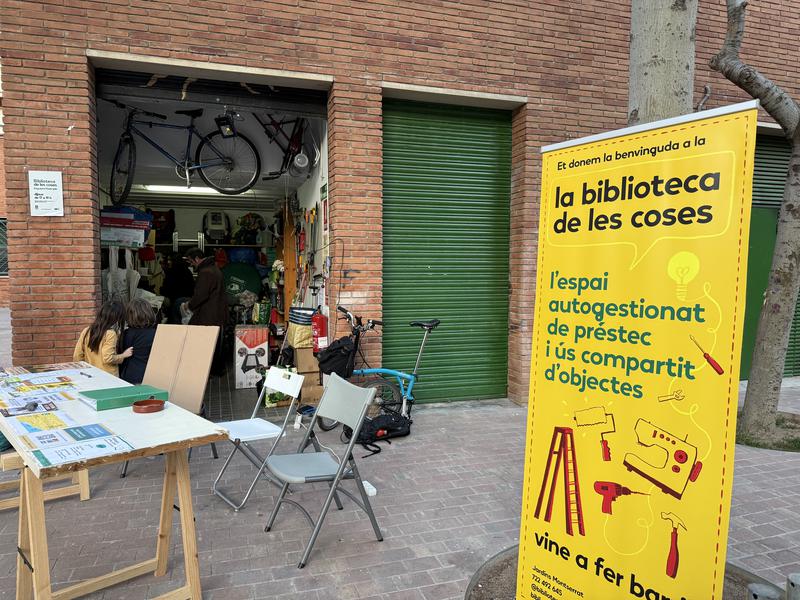 The Library of Things in Barcelona's Eixample district