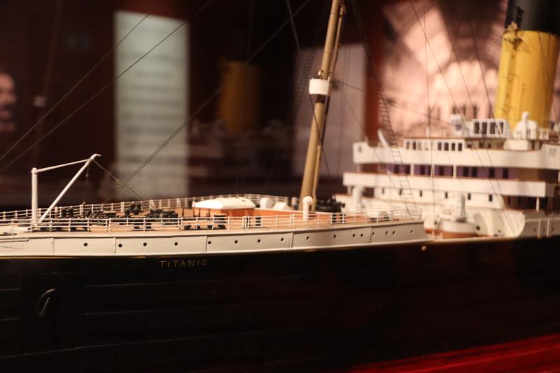 A model of the Titanic ship in Barcelona