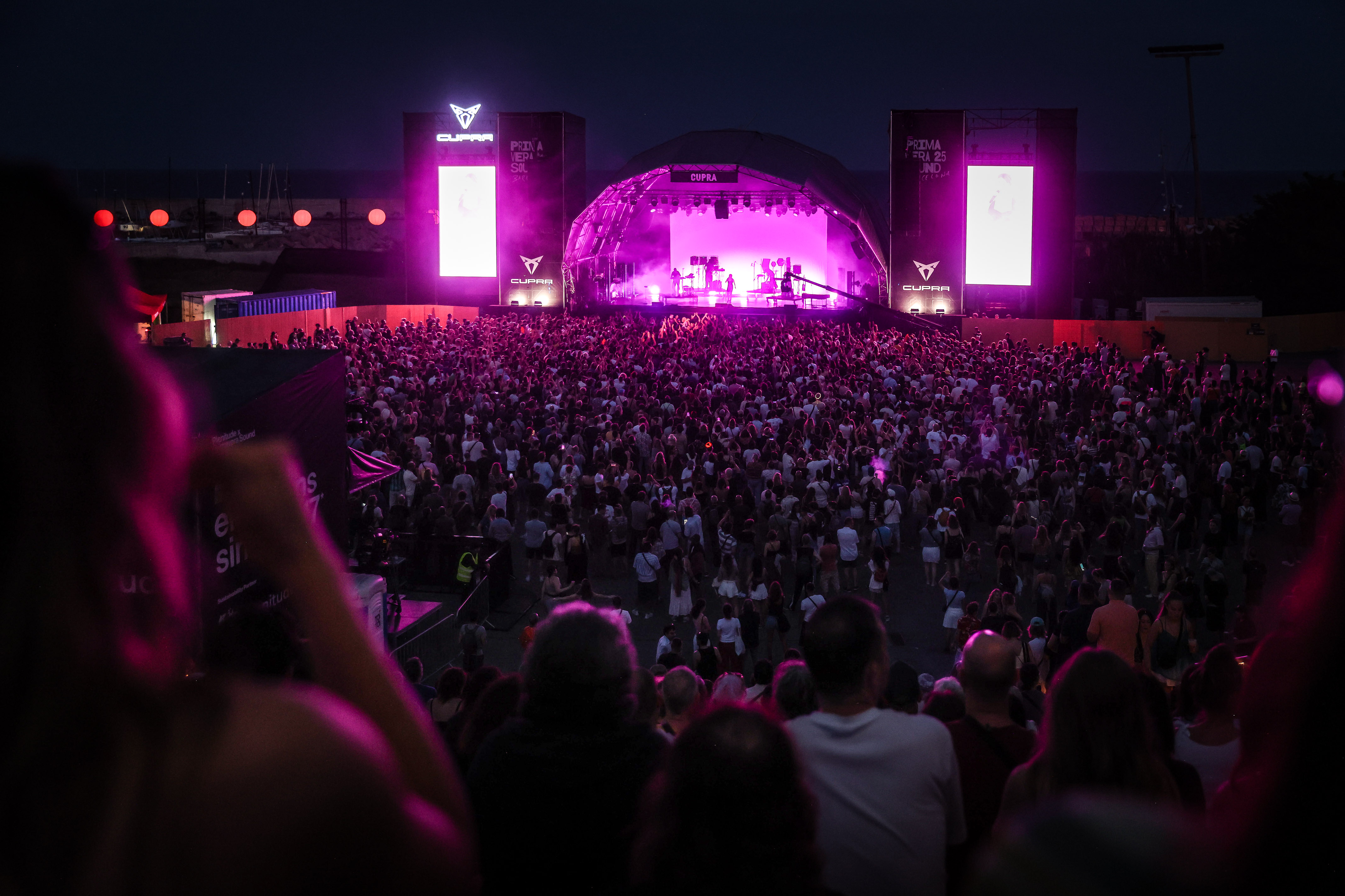 Attendees at Primavera Sound in Barcelona