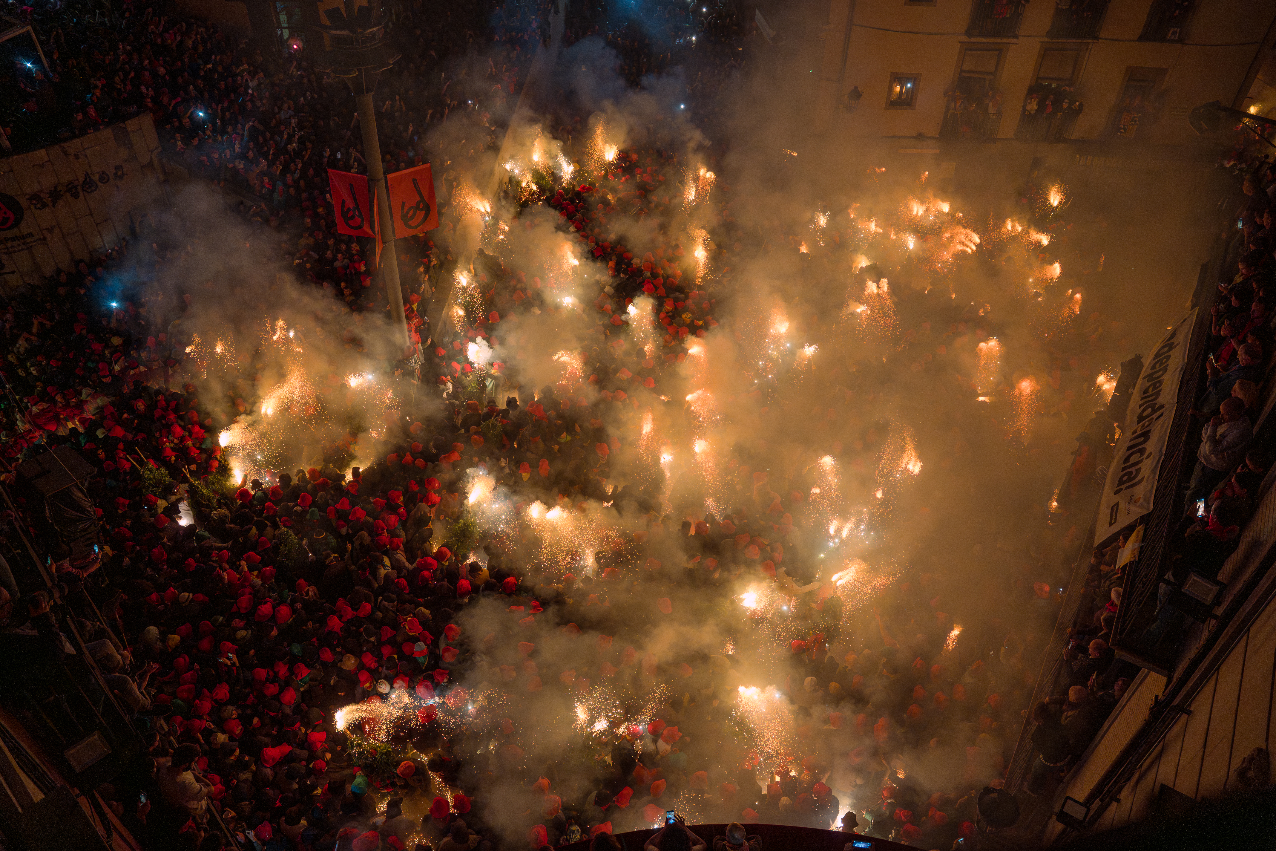 The Plens during La Patum Completa