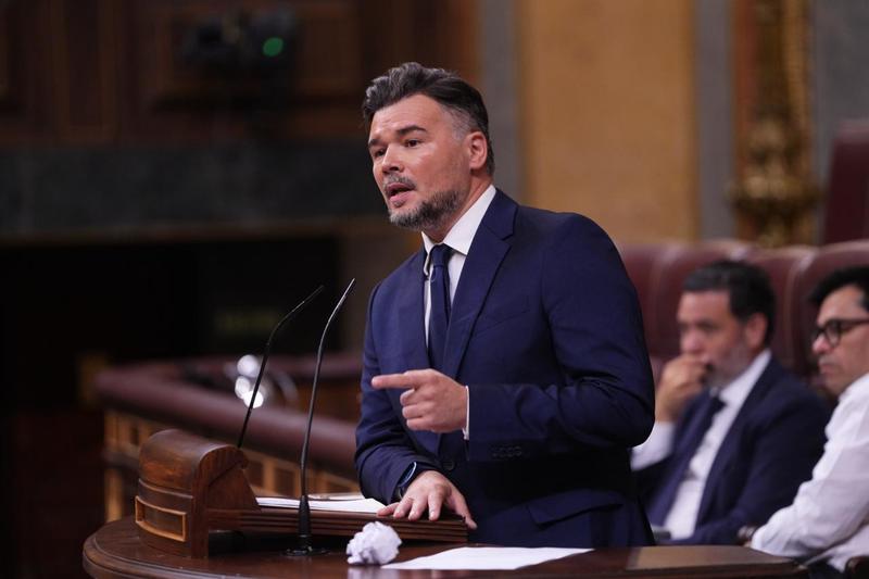 Rufián emplaça ERC i Comuns a "desbloquejar la situació" i teixir una aliança pel 29-N: "Vull que hi hagi acord"