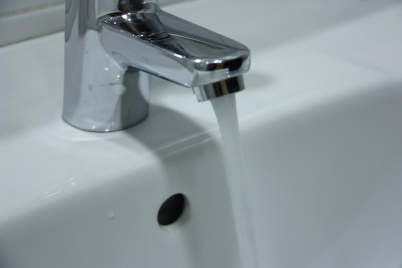 A tap running water