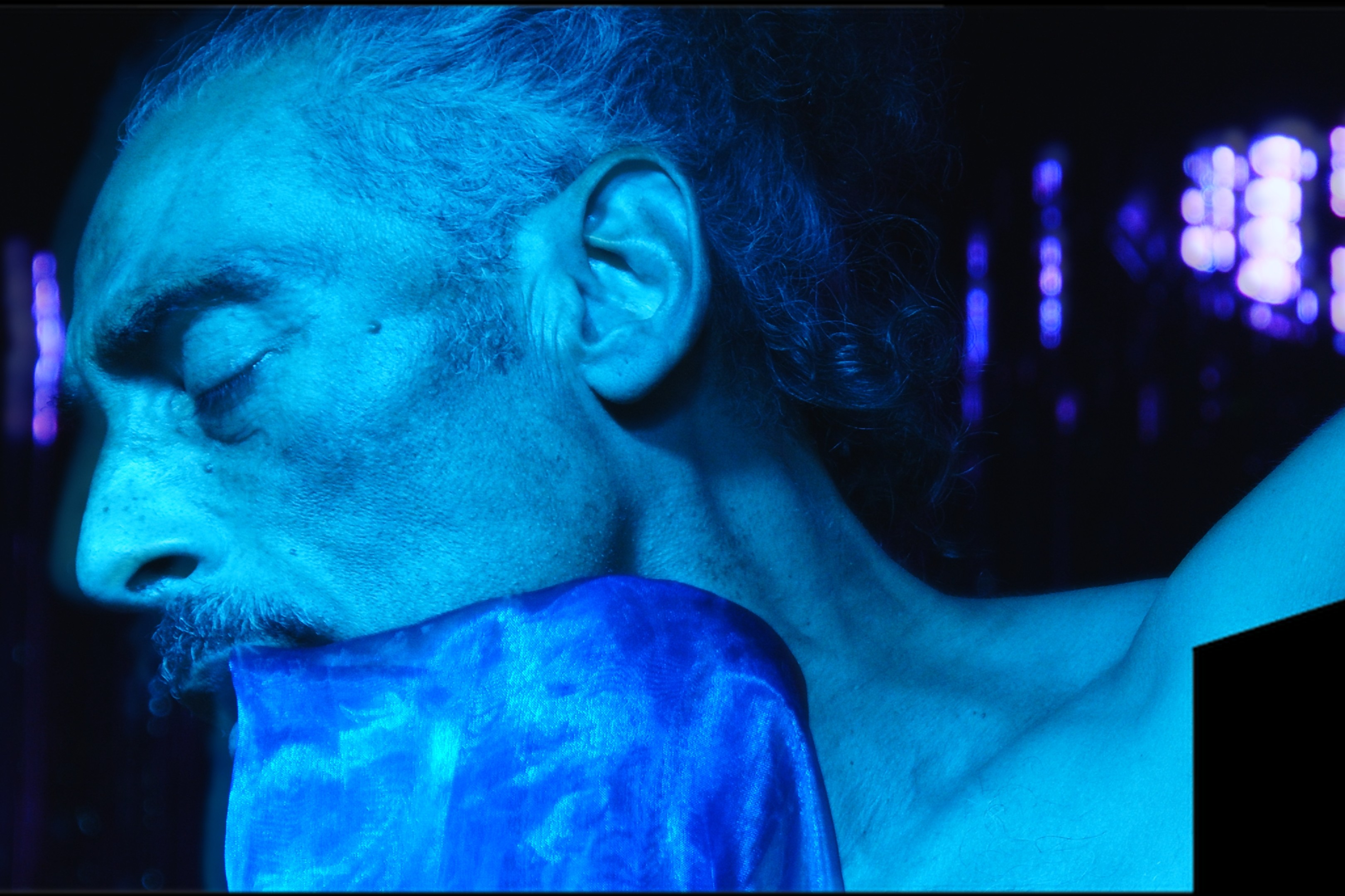 Albert Serra presents his work on the façade of the design museum at Santiago Pey square