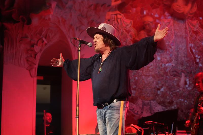 Concert by Adelmo Fornaciari, known as Zucchero, at the Palau de la Música Catalana as part of the Barcelona Jazz Festival