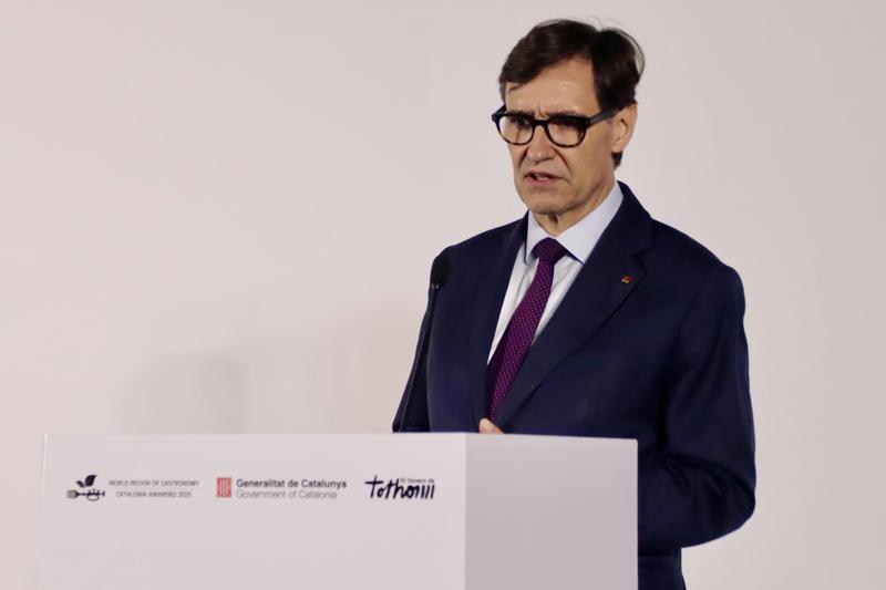 Catalan president Salvador Illa in Beijing, China, on July 28, 2025