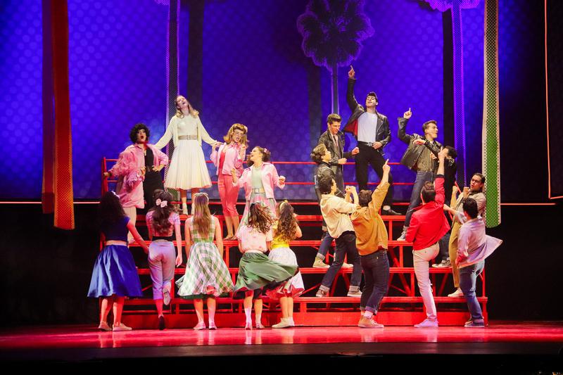 GREASE The Musical starts on stage during their performance